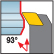 Ext 93° App Face 55° Diamond